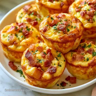 Breakfast Egg Muffins in 30 Minutes Recipe Card