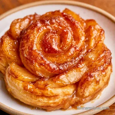 Caramel Apple Tart for 8 Servings Recipe Card