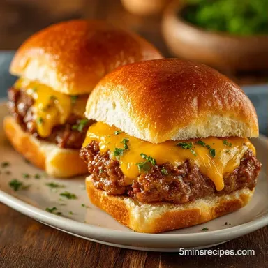 Sheet Pan Sliders in 45 Minutes Recipe Card