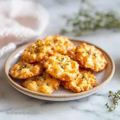 Quick Irresistible Cheesy Garlic Ritz Bits in 15 Minutes Recipe Card