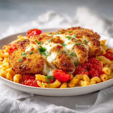 Chicken Parmesan Pasta in 35 Minutes
