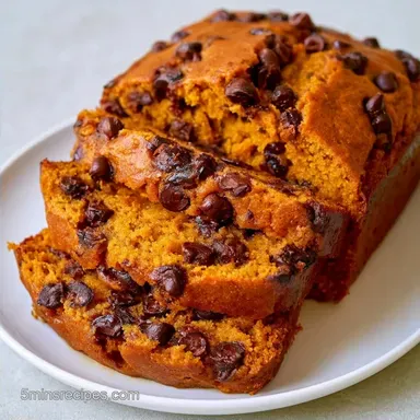Chocolate Chip Pumpkin Bread in 60 Min