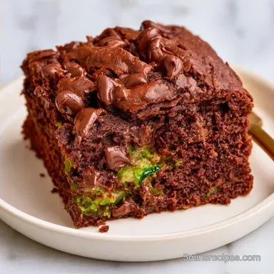 Chocolate Chip Zucchini Cake in 45 Min