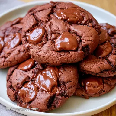 Chocolate Zucchini Cookies in 30 Minutes Recipe Card