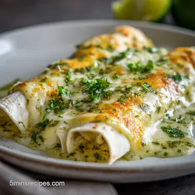 Enchiladas Suizas Recipe with Creamy Verde Sauce
