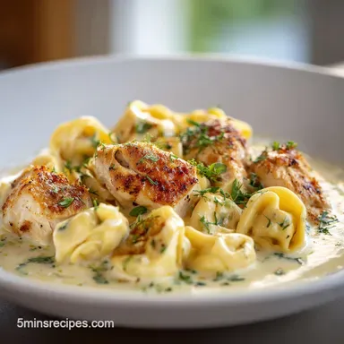 Creamy Garlic Tortellini in 25 Minutes