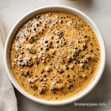 Peppercorn Sauce in 20 Minutes: Creamy Recipe Card