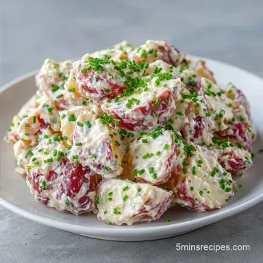 Creamy Potato Salad With Chives: 25 Min