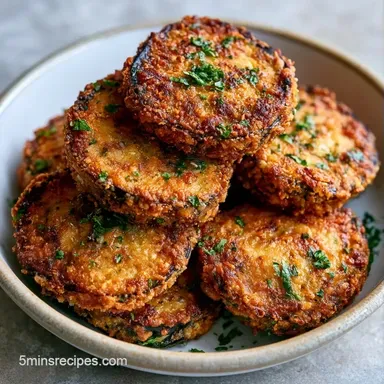 Crispy Air Fryer Eggplant for 4 Servings Recipe Card