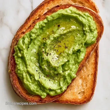Avocado Toast in 11 Minutes Recipe Card
