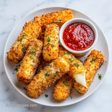 Crispy Baked Mozzarella Sticks: A Party-Ready Appetizer