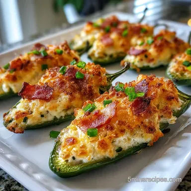 Jalapeno Poppers: Crispy Baked in 30 Minutes Recipe Card