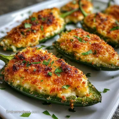 Jalapeno Poppers: Crispy Baked in 30 Minutes