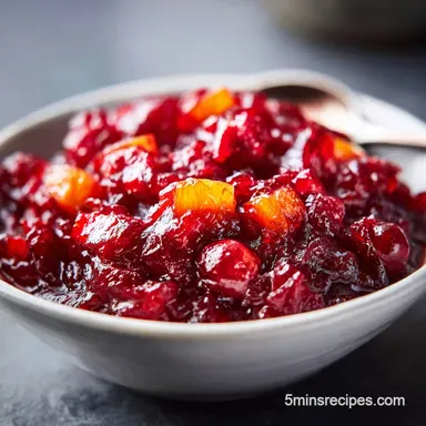 Crockpot Cranberry Sauce: Citrus Bright