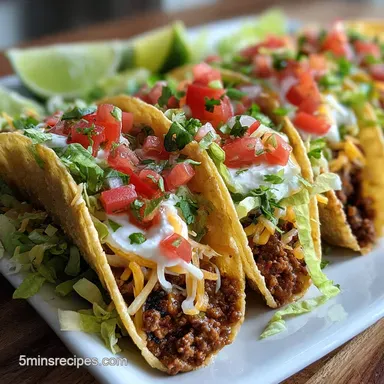 Crockpot Taco Meat Recipe for 11 Servings