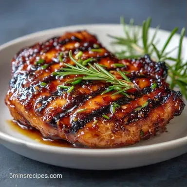 Grilled Chicken for 12 Servings Recipe Card