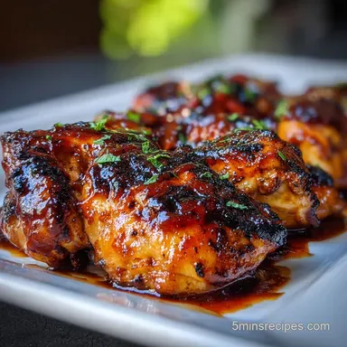 Dr Pepper BBQ Chicken Recipe for 4 Servings