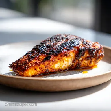 Blackened Mahi Mahi Recipe in 15 Minutes for 4 Servings Recipe Card