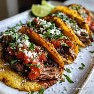 Easy Carne Asada Street Tacos Recipe in 55 Minutes Recipe Card