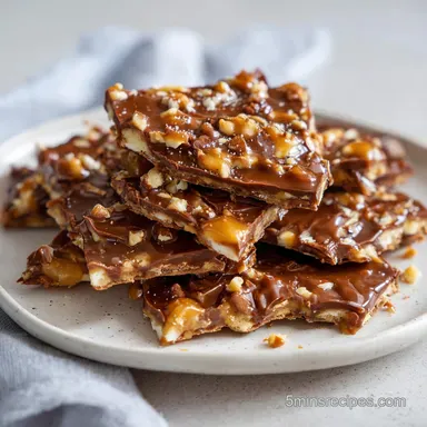 Christmas Crack Recipe: Crispy Saltine Toffee Recipe Card