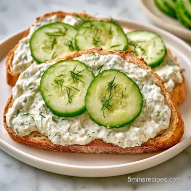 Easy Cucumber Sandwiches in 25 Minutes