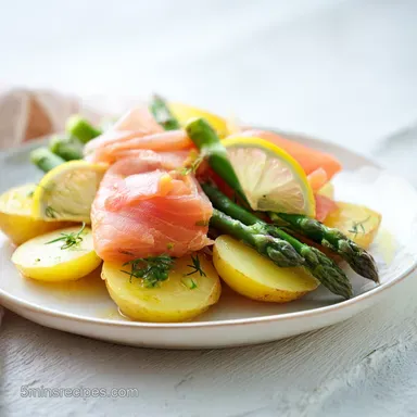 Foil Packed Salmon in 30 Minutes Recipe Card