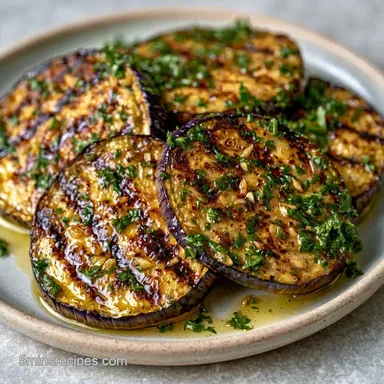 Easy Grilled Eggplant Slices: Creamy