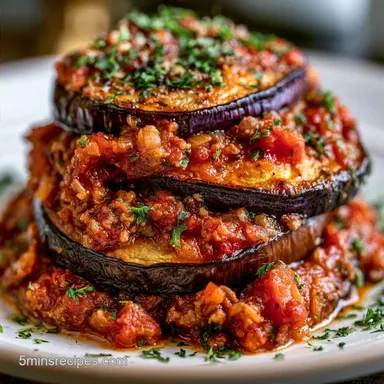 Eggplant Lasagna No Pasta in 60 Minutes