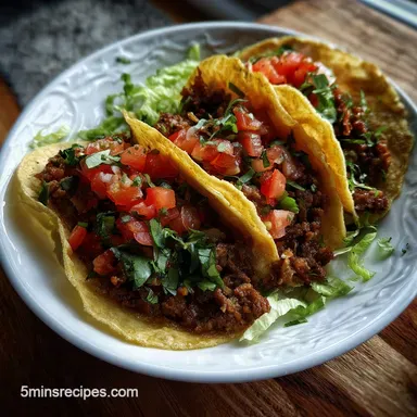 Fast Beef Tacos: Restaurant Quality in Minutes Recipe Card
