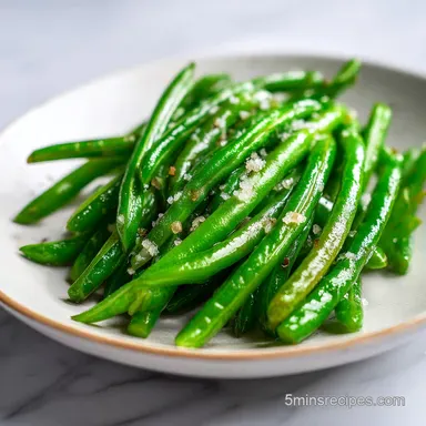 French Green Beans Recipe: Crisp Haricot Verts in 12 Min