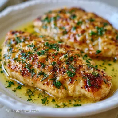 Garlic Butter Chicken Breast in 20 Min Recipe Card