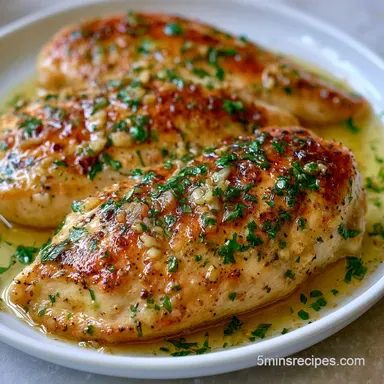 Garlic Butter Chicken Breast in 20 Min