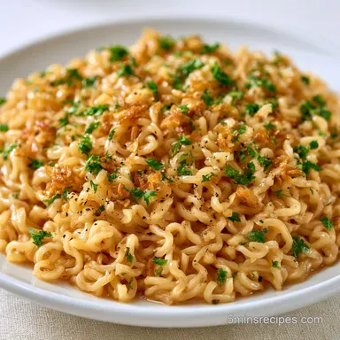 Garlic Butter Ramen in 15 Minutes