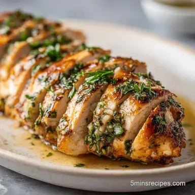 Chicken Tenderloin Recipe with Garlic and Herbs: Pan-Seared Recipe Card