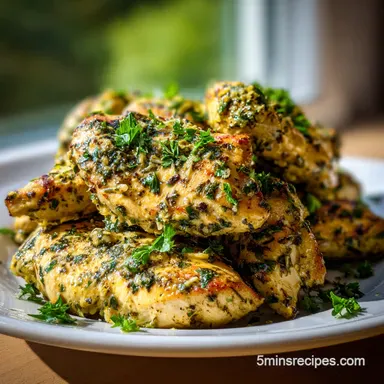 Chicken Tenderloin Recipe with Garlic and Herbs: Pan-Seared
