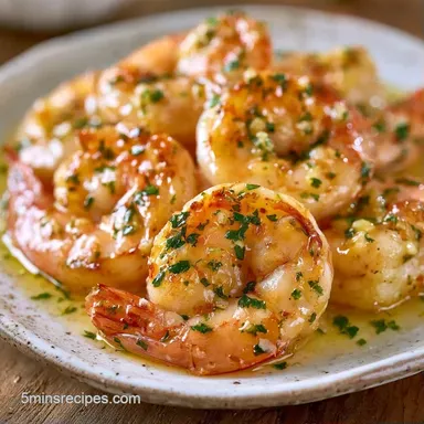 Garlic Shrimp Appetizer in 10 Minutes Recipe Card