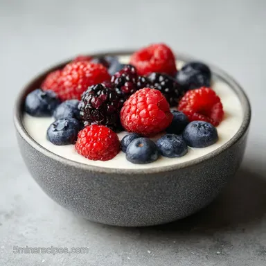Greek Yogurt and Berries: A Whipped Mousse in 5 Minutes