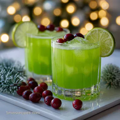 Grinch Punch Recipe Ready in 10 Minutes Recipe Card