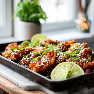 Hawaiian Chicken Sheet Pan for 4 Servings Recipe Card