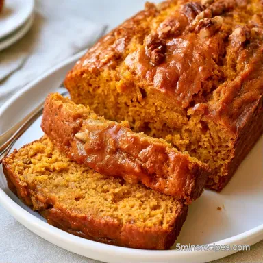 Healthy Banana Pumpkin Bread: Moist Recipe Card