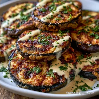 Healthy Eggplant Side Dish with Tahini