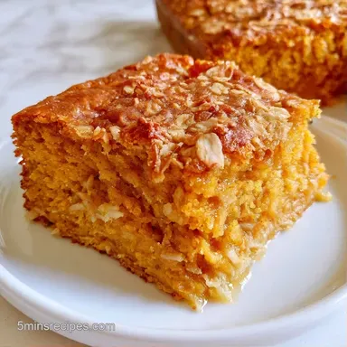 Healthy Pumpkin Snack Cake in 45 Minutes Recipe Card