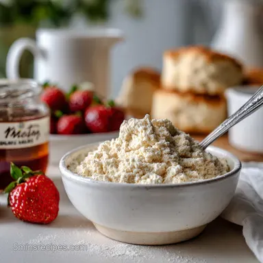 Homemade Bisquick Mix for Biscuits and Pancakes Recipe Card