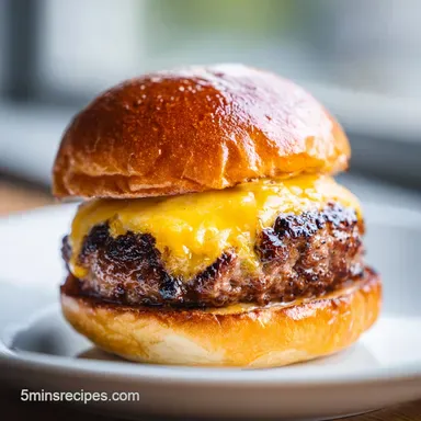 Homemade Burger Recipe in 15 Minutes