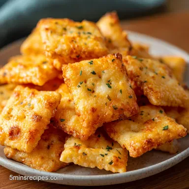 Homemade Cheese Crackers in 30 Minutes: Sharp Cheddar Crisps