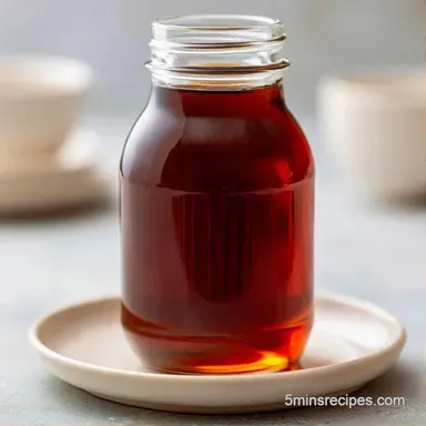 Easy 15-Minute Coffee Syrup Recipe Card