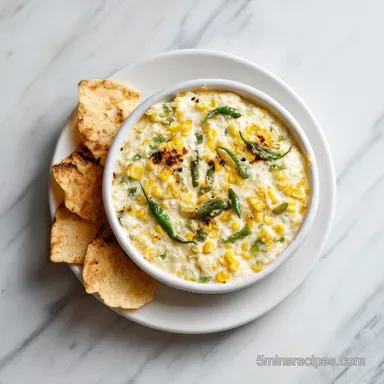 Hot Corn Dip with Green Chilies in 30 Minutes