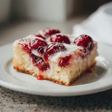 Cherry Pie Bars for Any Gathering with Glaze