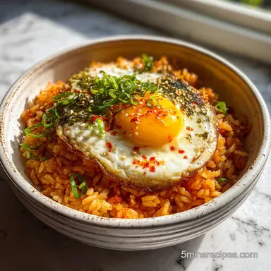 breakfast korean food: Gyeran Bap in 7 Minutes