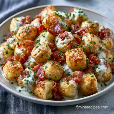 Loaded Potato Salad for 8 Servings Recipe Card